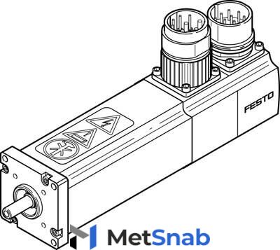 Серводвигатель Festo EMMS-AS-40-M-LS-SR