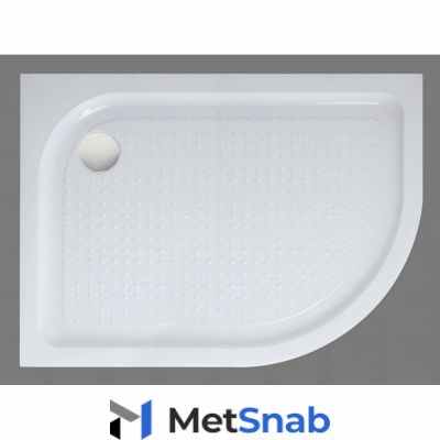 Поддон для душа Belbagno TRAY RH L (120х80 см) (ассиметричный)