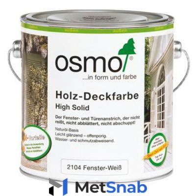 Osmo Белая краска для окон и дверей Holz-Deckfarbe (2,5 л 2104 Белая )