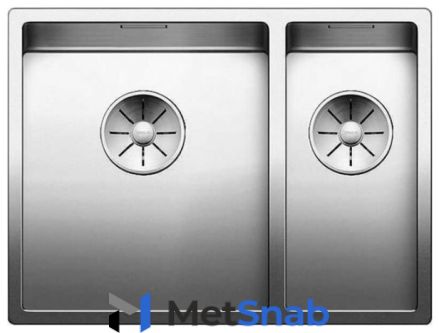 Интегрированная кухонная мойка Blanco Claron 340/180-IF InFino (чаша справа) 60.5х51см нержавеющая сталь