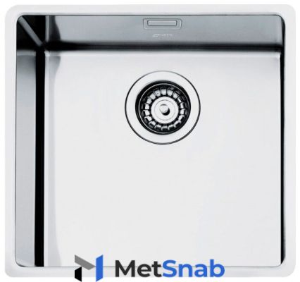 Врезная кухонная мойка smeg VSTR50-2 54.2х44.2см нержавеющая сталь