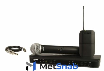 Радиосистема SHURE BLX1288E/SM58 M17 662-686 MHz двухканальная с поясным передатчиком BLX1 и ручным передатчиком SM58