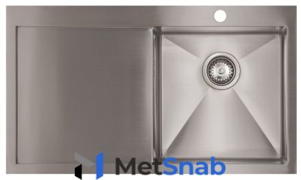 Интегрированная кухонная мойка Seaman ECO Marino SMV-860L.B 86х50см нержавеющая сталь