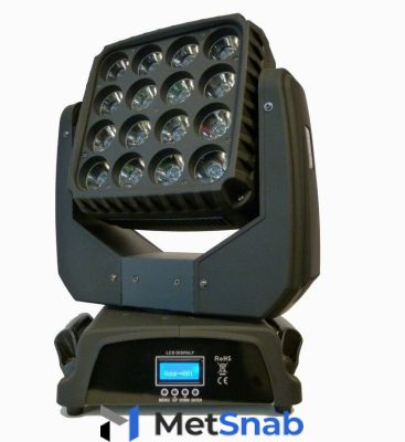 PRO SVET ProSvetLight MH LED Matrix 16. Вращающаяся голова заливающего света серии WASH.