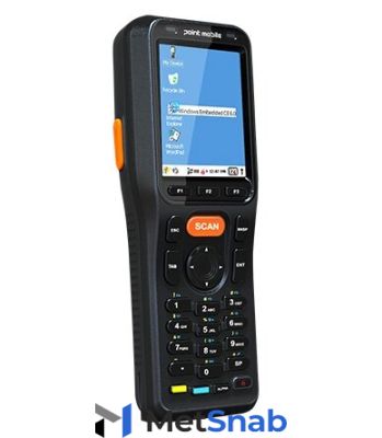 Терминал Point Mobile PM200 (1D laser, Wifi, BT, std battery, 128/256Mb, Win CE 6.0 Core) (P200WP52103E0T)