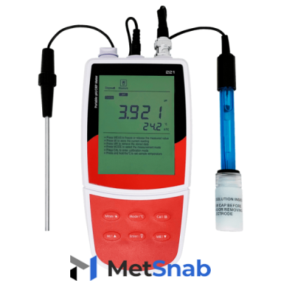 AMTAST PH-221 портативный pH, ОВП метр, термометр