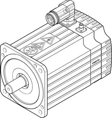 Серводвигатель Festo EMMS-AS-190-MK-HS-AMB