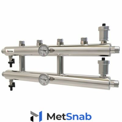 Коллектор отопления из нержавеющей стали 2+1/3 контура GK 25-2.1 60 кВт