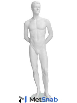 Манекен мужской скульптурный белый IN-34Alex-01M