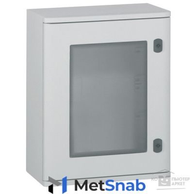 Legrand 036281 Щит Marina из полиэстера со стеклянной дверью - IP 66 - IK 10 - RAL 7035 - 820x610x300 мм