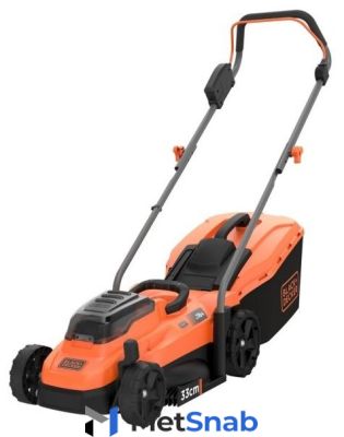 Аккумуляторная газонокосилка 2x18В, 2x2.5 Ач BLACK+DECKER BCMW3318L2-QW