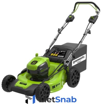 Газонокосилка greenworks 2505607 60V 51cm GD60LM51SP DigiPro