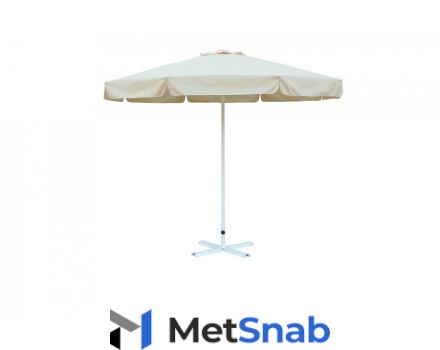 Зонт Митек 3,0 м с воланом (стальной каркас с подставкой, стойка 40мм, 8 спиц 20х10мм, тент OXF 300D)