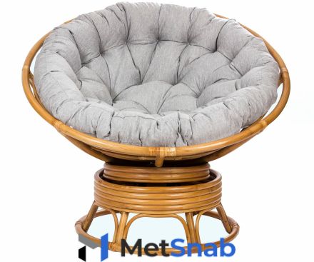 Кресло-качалка Мебель-Импэкс "Papasun Swivel Rocker" с подушкой (Мед)