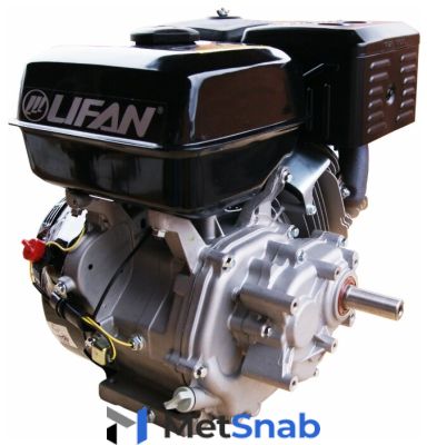 Двигатель бензиновый Lifan 182F-L (11 л.с., горизонтальный вал 22 мм, шестеренчатый редуктор)