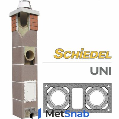 Schiedel Комплект двухходовой Шидель UNI D=18L20 11 п.м с вентиляцией
