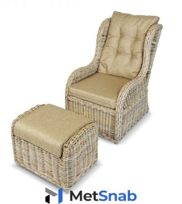 Кресло с подставкой для ног Kvimol KM-2000